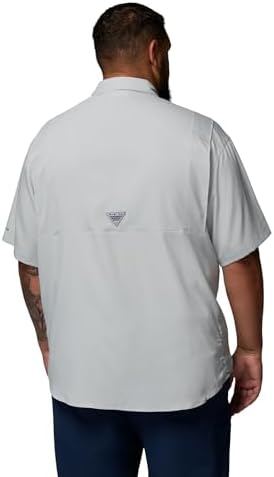 Herren PFG Tamiami II Short Sleeve Shirt Kurzärmeliges Hemd, Cool Grey, M EU