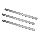 POWERTEC 128010 12-1/2-Inch HSS Planer Knives for DeWalt DW734, Pack of 3