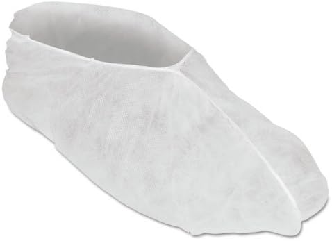 KIMBERLY-CLARK PROFESSIONAL* KLEENGUARD A20 Shoe Covers, MICROFORCE Barrier SMS Fabric, White - Includes 300 shoe covers.
