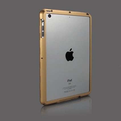 Amazon I Beans 全11色 Ipad Mini 高品質アルミバンパーケース アップル アイパッド ミニ保護バンパー Metal Bumper For Ipad Mini 保護フィルム付 4418 ゴールド I Beans タブレットケース 通販