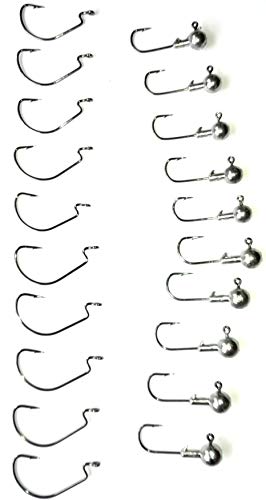 SANDAFishing Barsch & Forelle Gummifische 4cm 5cm 7cm Jigköpfe 1g 2g 3,5g 5g - Raubfisch Köder Box Angelzubehör Spinner… – Bild 6