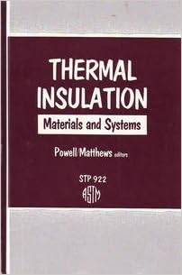 Thermal Insulation: Materials and Systems (Astm Special Technical Publication)