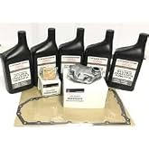 MITSUBISHI CVT Transmission Fluid &amp; Filters Service KIT J4 Fluid (5 Qts) and Both Filters &amp; Gaskets MZ321212 2824A006 2824A007 2920A096 2705a015 Lancer, Outlander, Outlander Sport/See Description