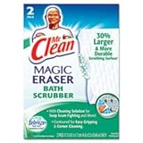 Mr. Clean PAG27141 Magic Eraser Bathroom Scrubber 2 per Box, White