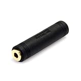 StarTech.com 3.5mm Female to Female Coupler - 3.5mm Audio Coupler - Gold Plated Connectors - Female/Female - Aux Cord Adapter (GCAUD3535FF)