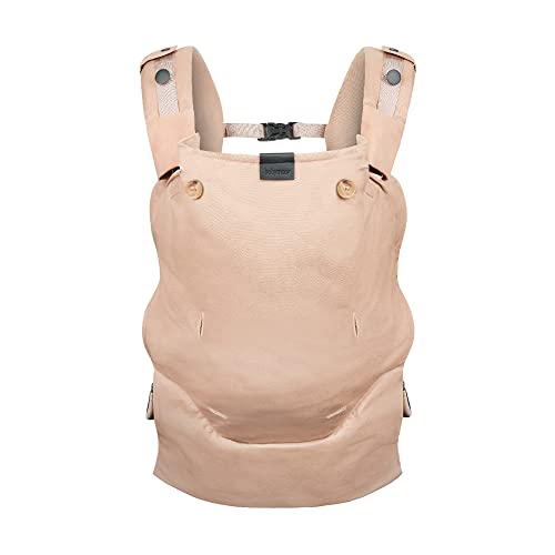 Babymoov Moov & Boost Ergonomic Baby Carrier and Travel Booster Seat - Hazelnut
