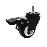 VWINDESK 2 inch M8 15mm Threaded Locking Caster