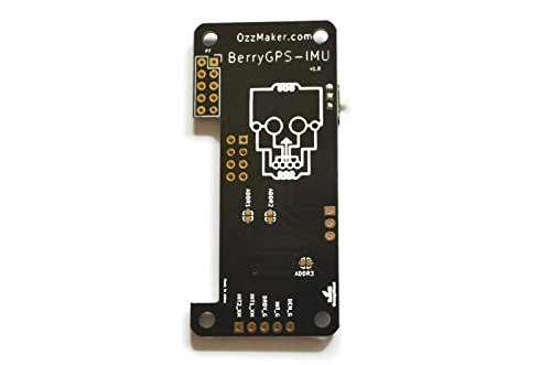 BerryGPS-IMU - GPS and 10DOF for the Raspberry Pi - Accelerometer, Gyroscope, Magnetometer and Barometric/Altitude Sensor