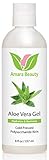 Amara Organics Aloe Vera Gel from Organic Cold Pressed Aloe, 8 fl. oz.
