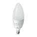 Kobi Electric K8L7 6-watt (40-Watt) Straight Tip Candle LED 5000K Cool White Indoor Candelabra Light Bulb, Dimmable