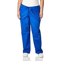 Dickies Men's Big EDS Signature Unisex Drawstring Scrub Pant, Royal, X-Small Tall
