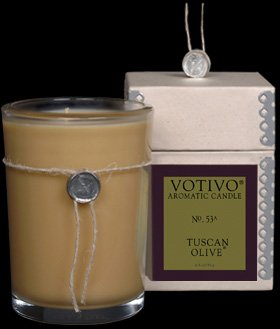 Votivo Tuscan Olive Aromatic Candle - 4 Pack