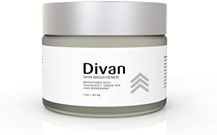 Divan Beauty Age Defying Skin Brightener with Green Tea, Peppermint and Gigawhite. Remove Dark Spots, Sun Spots and Lighten Your Skin. A Lightening Cream for Your Face that Reduces Hyperpigmentation