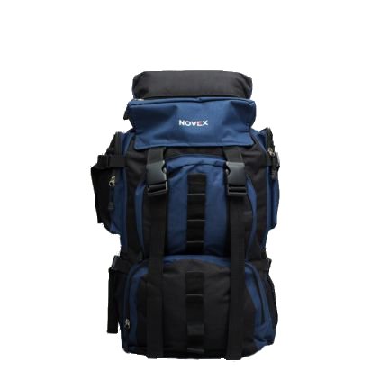 Novex Classy Rucksack Blue and Black Hiking Bag