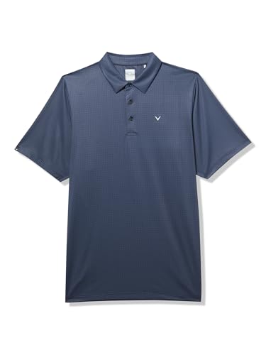 Callaway Men's Chevron Foulard Print Stretch Golf Polo, Stretch Seams, Sun Prot…