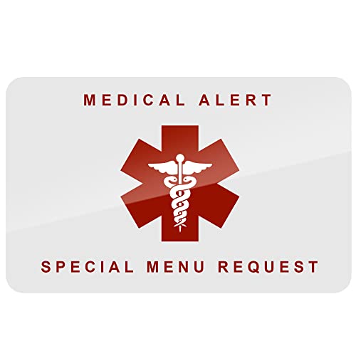 Bariatric Patient Restaurant Special Menu Request Card (5 Pack) on ...