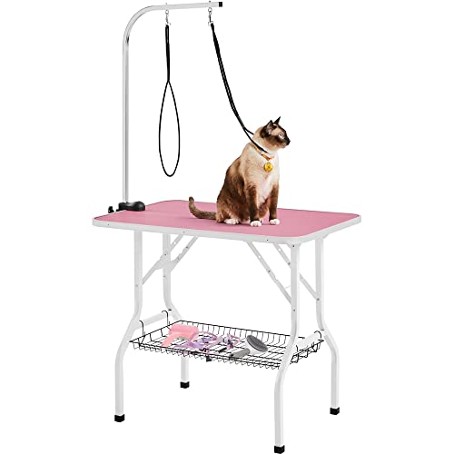 Topeakmart Foldable Pet Grooming Table