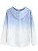 SweatyRocks Women's Long Sleeve Hoodie Sweatshirt Colorblock Tie Dye Print Tops