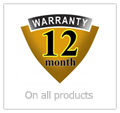 12 month warranty