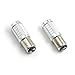 Extremely Bright 1157 7528 LED BAY15 Bulb Brake Light Bulbs 33 SMD Brilliant Red Tail Lights Stop Lamp with Projector Lens Replacement 2pcs