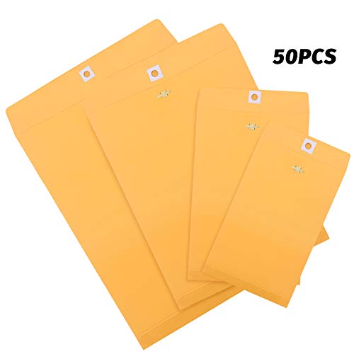 4 Sizes Clasp Envelopes Kraft Paper Catalog Clasp Envelope with Clasp