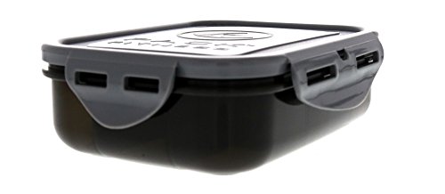 6 pack fitness sure seal supplement container 20oz blac…