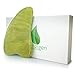 Jade Gua Sha Massage Stone - Organic Anti Aging Gua Sha Facial Tool, Newest Hand Made Gua-Sha Board – Natural Healing Stone Tools for Facial Spa Acupuncture Trigger Point Treatment. Includes E-sha sha