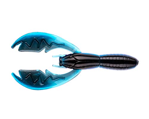 NetBait Fishing NetBait Paca Craw Soft Plastic Crawfish Lure Hollow Body Bass Fishing Plastic Bait, Black Blue, Baby Paca Craw at Amazon