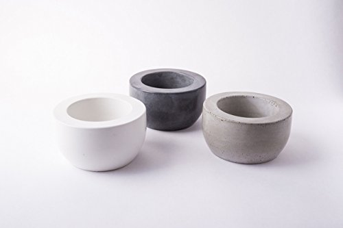 Port Living Company Concrete Planter Set