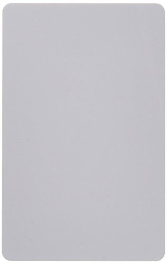 Badgy PVC Card 0.76 mm 85,73x53,98x0,76 mm White 0.76 mm Thick