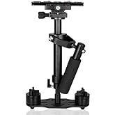 Wondalu S40 15.8'/40CM Handheld Steadycam Camera Stabilizer for DSLR Steadicam Canon Nikon GoPro AEE Video with Quick Release Plate