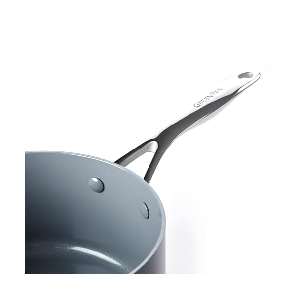 GreenPan-Chefs-Pan-Non-Stick-Toxin-Free-Ceramic-Pot-Induction-Oven-Safe-Cookware-20-cm2-Litre-Grey GreenPan Valencia Pro Hard Anodised Non-Stick 20 cm / 2 Litre Chef's Pan, PFAS-Free, Induction, Dishwasher Safe, Oven…