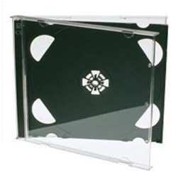 CD-Doppelhüllen (schwarzer Einsatz, 10 mm) 25 Stück