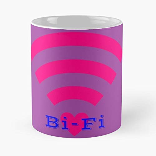 Bi Fi Wifi Ceramic Coffee Mugs Handmade