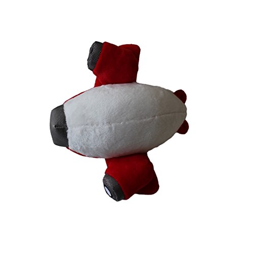Yinrunx Dog Chew Toy Pet Airplane Shape Fleece Bitting Puppy Indoor Squeaking Playing Training Supplies
