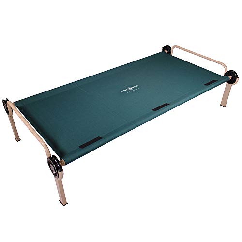 Disc-O-Bed Steel Framed Trundle Cot for XL or 2XL Bunk Systems, Green
