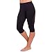 Zensah High Waisted Capris - Women's Compression 3/4 Tights, High Rise Compression Pants, Athletic, Running, Fitness, Workout