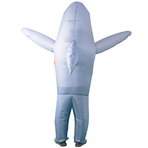 ZISUEX Inflatable Shark Costume Baby Shark Costume Adults Shark