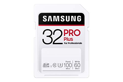 SAMSUNG PRO Plus SDHC Full Size SD Card 32GB