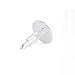 Yumei Jewelry 20 Pcs 20mm Bezel Round Shaped Silver Plated Copper Cuff Link Blanks Backs for Jewelry Findings