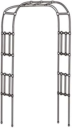 バラ アーチ クライミングプラント用 スチール製 全商品オープニング価格 ガーデンアーチ 組立式 ローズアーチ フラワーアーチ 1x240cm 280x270cm 0x240cm ブラック パーティー装飾 トレリス 230x270cm ラウンドアーチ背景幕