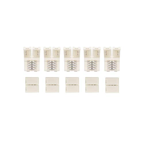 HitLights LED Light Strip Connector, 10mm Multi Color 5050 Strip to Strip, 10 Pack - Thumbnail 6