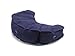 Mobile Meditator Inflatable Meditation Cushion and Travel Pillow - Purple