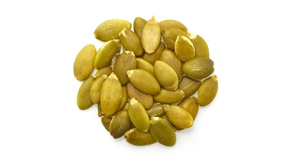 YUPIK RAW PUMPKIN SEEDS, NO SHELL, 1 LB (16 OZ), GMO-FREE, GLUTEN-FREE, KOSHER, SHELLED PEPITAS, SALT-FREE, OIL-FREE, PLANT-BASED PROTEIN, SOURCE OF FIBER, HEALTHY SNACKS, IDEAL FOR BAKING & TOPPING