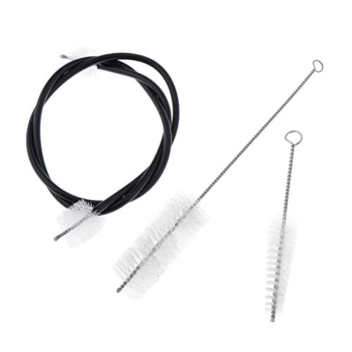 image for D DOLITY Set of 3 Trumpet Cleaning Kit Flexible Mouthpiece Valve Brush