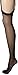 Leg Avenue Women's Lace Top Sheer Stockings with Backseam and Attached Garter Belt