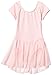 Capezio Big Girls' Short Sleeve Nylon Dress,Pink,M (8-10)