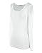 Long Sleeve Mesh Sheer See Through Round Scoop Neck Top, 2XL, White