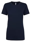 Next Level Apparel Women's Crewneck Short Sleeve T-Shirt, M, MIDNIGHT NAVY