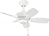 Kichler 300103WH 30-Inch Canfield Fan, White